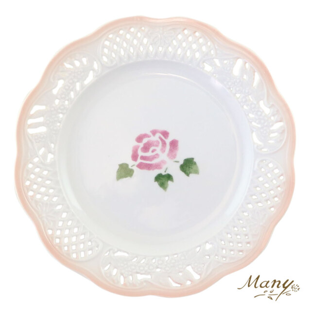 マニー バロックアナイス プレートL（ローズ）【イマン、マニーと薔薇
