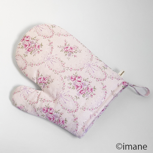 イマン マリアローズ ミトン（数量限定）【イマン＆マニー薔薇の雑貨の