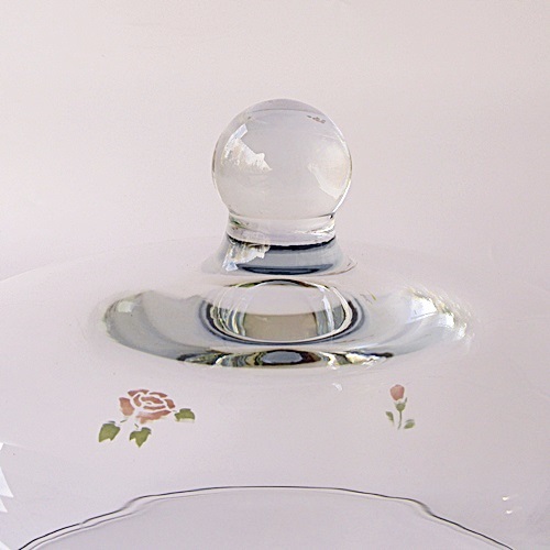 マニー ローズガラス ケーキドームL【マニーと薔薇の雑貨のアン