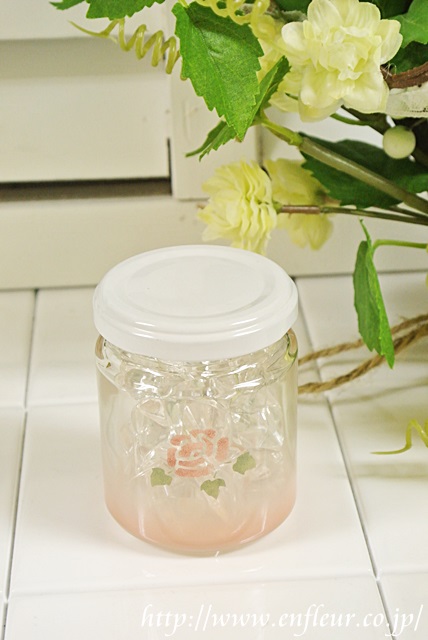 マニー ローズガラス 密封ビンS【マニーと薔薇の雑貨のアン