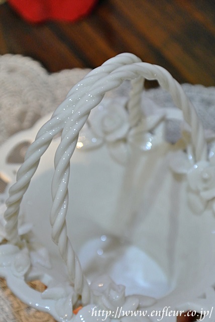 マニー 陶器 ローズバスケット／Gr（数量限定） 【マニー