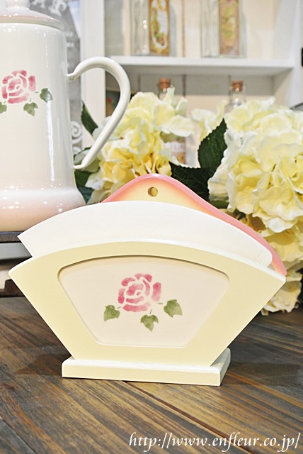 マニー ローズ陶器コーヒーフィルターホルダー【マニーと薔薇の雑貨の