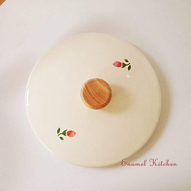 マニー ローズホーロー 16cmスープパン【マニーと薔薇の雑貨の