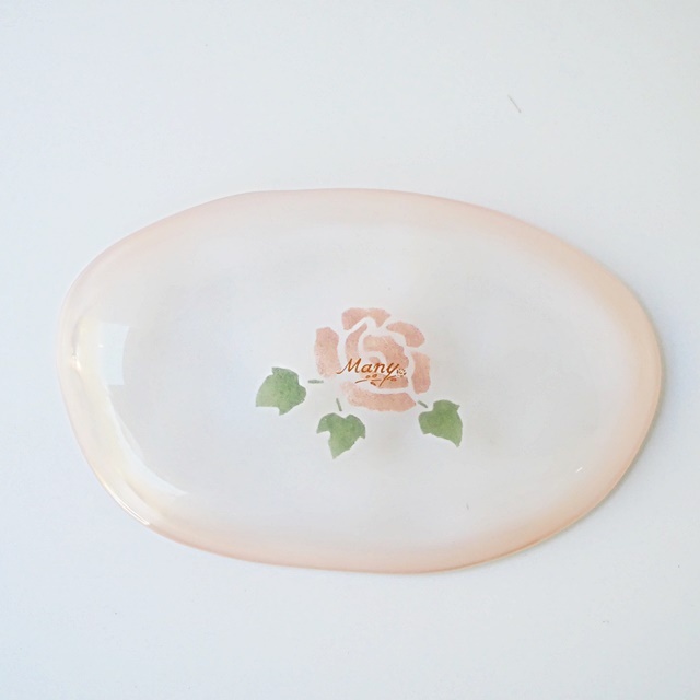 マニー ルミエールナチュレル おしぼりトレー ローズ【マニーと