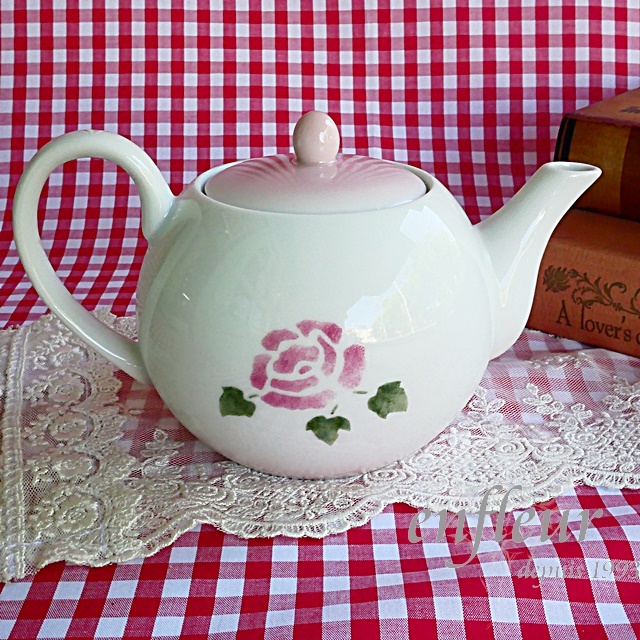 マニー マルゴー ティーポット【マニーと薔薇の雑貨のアンフロール