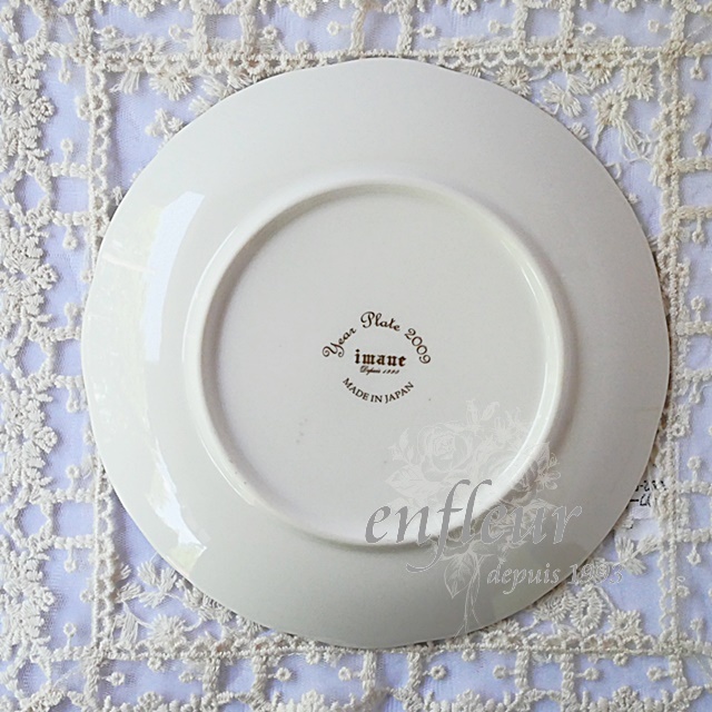 イマン ビビアン イヤープレート 2009【薔薇の雑貨のアンフロールenfleur】