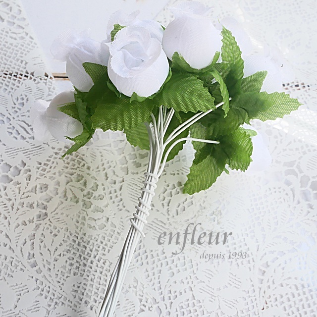 ラッピングフラワーピック プチローズ 【薔薇の雑貨のアン