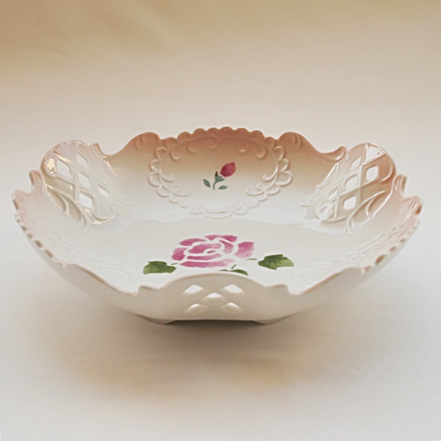 マニー バロックアナイス ボウルL(ローズ)【イマン、マニーと薔薇の