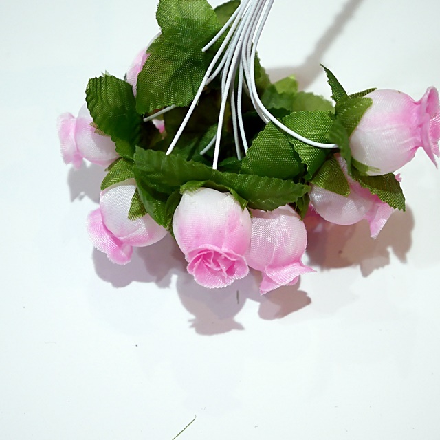 ラッピングフラワーピック プチローズ 【薔薇の雑貨のアンフロール