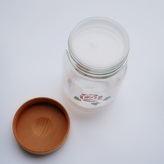 マニーローズ　木ぶたガラスボトル　L&M ２本セット マニーローズ 木ぶたガラスボトル L&M 2本セット