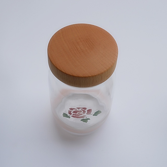 マニーローズ　木ぶたガラスボトル　L&M ２本セット マニーローズ 木ぶたガラスボトル L&M 2本セット