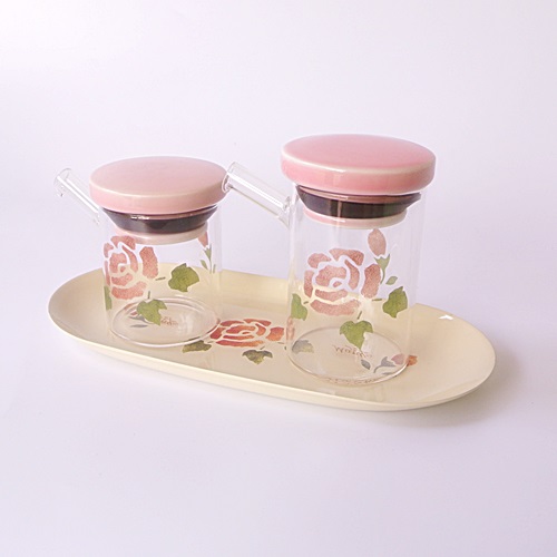 マニー ローズホロー カスタートレー（オーバル）【マニーと薔薇の雑貨