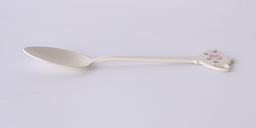 マニー ローズホーロー ティーポット型スプーン【マニーと薔薇の雑貨の