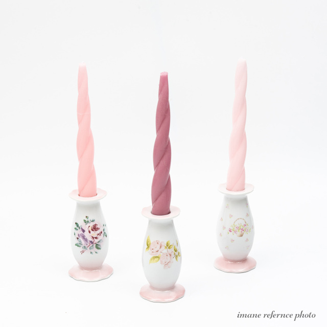 イマン プリンセスローズ キャンドルスタンド【薔薇の雑貨のアン