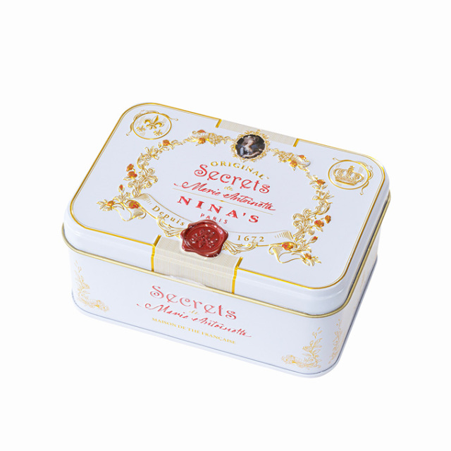 ニナス Royal box for tea ニナスブレンド ティーバッグ缶【薔薇の雑貨