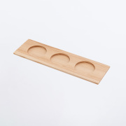 ミニガラスドーム用　三ツ穴プレート