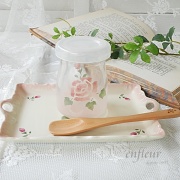 マニー　ローズガラス　スイーツカップ