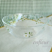 マニー　デイジー　ガラス　ボウルL