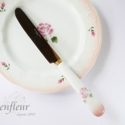 マニー　ローズオーバルコランダープレートセット マニーの雑貨【薔薇雑貨のアンフロール enfleur】