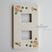 マニー ローズ ホーロー 【マニーと薔薇雑貨のアンフロール enfleur】