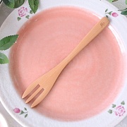 マニー　WOODカトラリー　フォーク（ローズ）