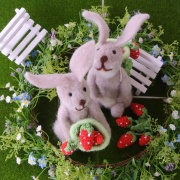 マニー フェルトアニマル うさぎ