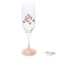 マニー　ローズガラス　パーティーウェアー シャンパングラス