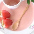 マニー　WOODカトラリー　ティースプーン（ローズ）