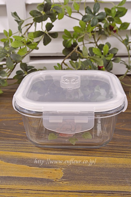 マニー　ローズガラス　スクエア　コンテナＭ