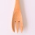 マニー　WOODカトラリー　ケーキフォーク（ローズ）
