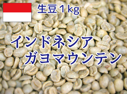【生豆】　インドネシア　ガヨマウンテン１kg