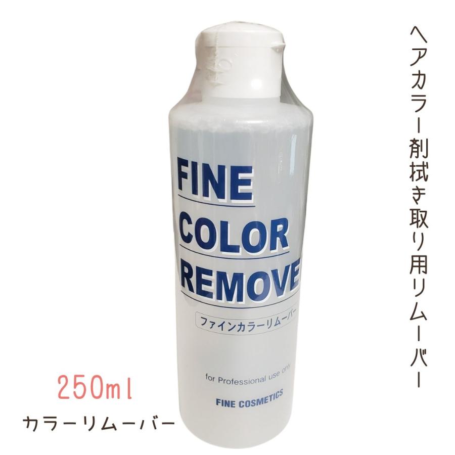 毛染め カラー剤落とし ファイン カラーリムーバー 250ml 阪本高生堂 プロ用 美容室 理容室 ヘアサロン技術者専用 酸性カラーも落とす 専用除去剤