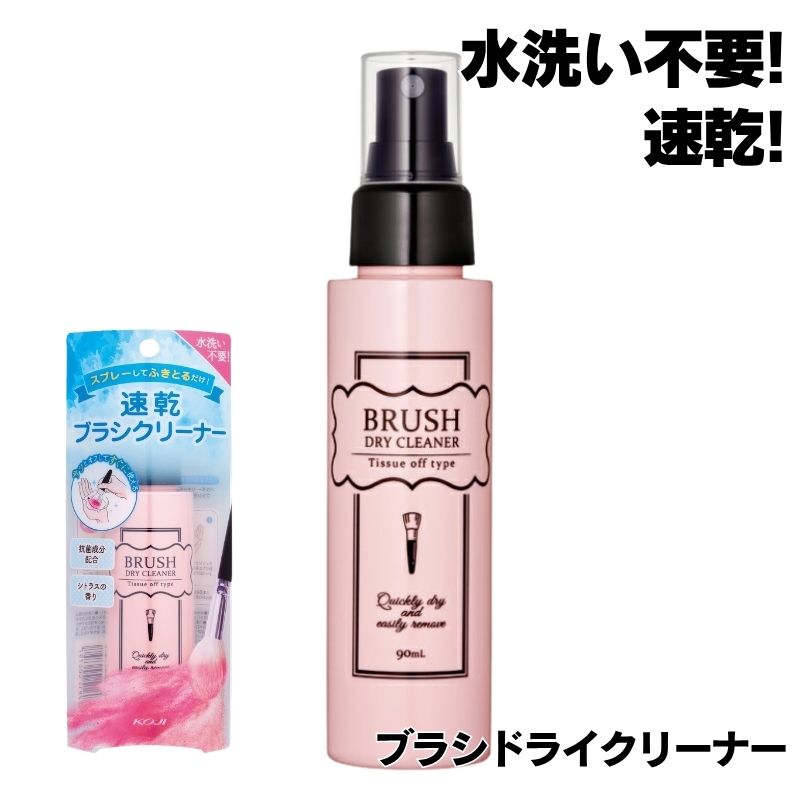 コージー本舗 ブラシドライクリーナー ブラシに付着したパウダー・リキッド・ラメなど落とす ブラシ専用クリーナー 水洗い不要 速乾 2BR0679