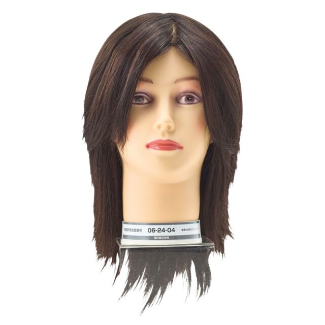 滝川 美容師国家試験対応 カットウィッグ 06-24-04 人毛100％ 黒髪 実技試験対応