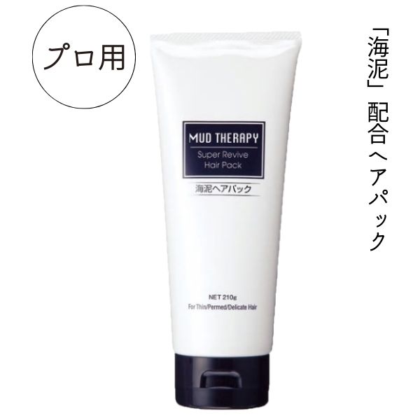 マッドテラピー スーパーリバイブ 210g RH2000　美容室専売 美髪 ヘアパック 海泥  コエンザイムQ10配合 ヘアトリートメント 保湿 補修