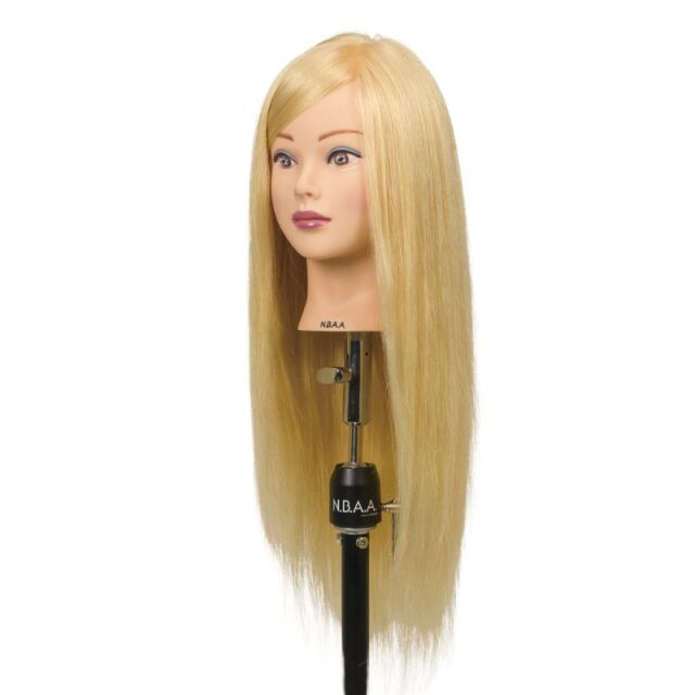 N.B.A.A. アップウィッグII シャイニー NB-WU2S 人毛100％ キラキラ輝く髪 アップスタイルの練習、撮影におすすめマネキン NBAA