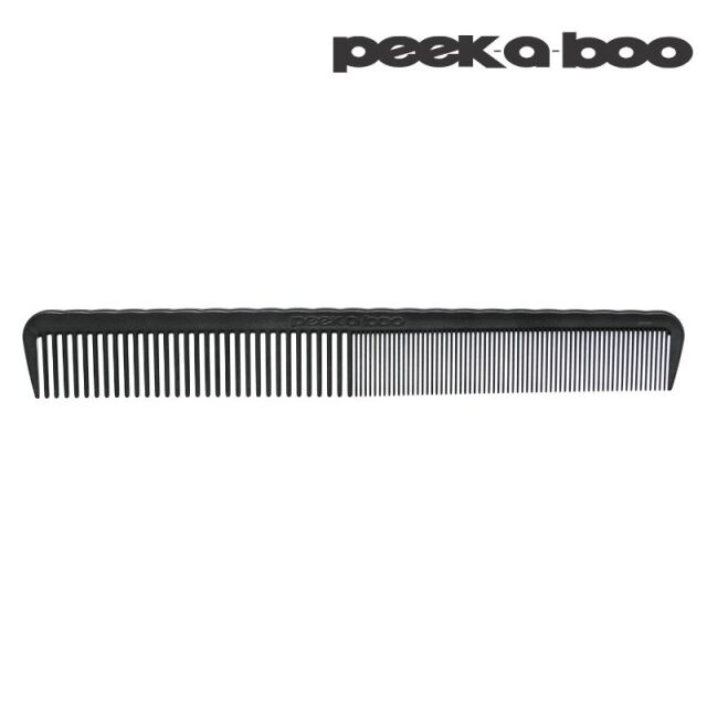 【メール便・送料無料】PEEK-A-BOO カットコーム 03 カーボンブラック peek a boo 美容師 コーム ピークアブー 美容室