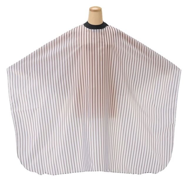 TBG バーバー カットクロス ストライプ バーバー カットクロス 散髪ケープ 滝川