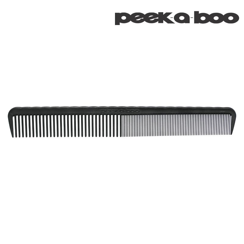 【メール便・送料無料】PEEK-A-BOO カットコーム 03 カーボンブラック peek a boo 美容師 コーム ピークアブー 美容室