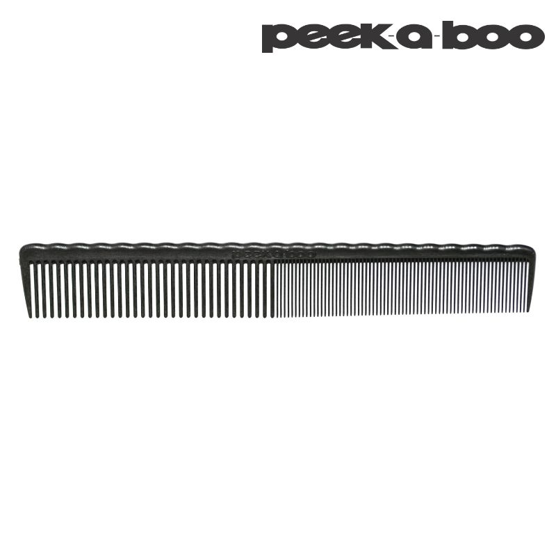 【メール便・送料無料】PEEK-A-BOO カットコーム 04 カーボンブラック peek a boo 美容師 コーム ピークアブー 美容室