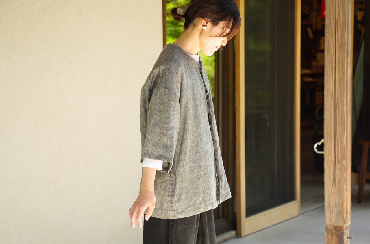 縁日　ダボシャツ　DABO SHIRT 麻