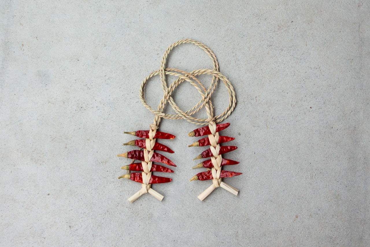 工房ストロー　魔除け　しめ飾り