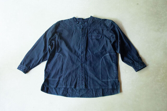 限定色 / YAMA SHIRT / インディゴ×漆 / LLサイズ