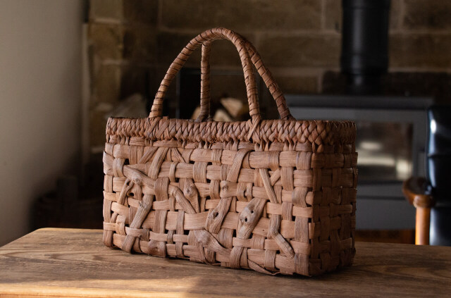 花香房　葡萄かご ゴザ目