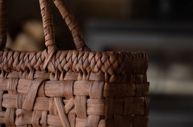 花香房　葡萄かご ゴザ目