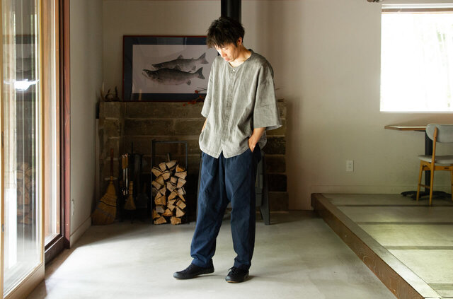 縁日　ダボシャツ　DABO SHIRT 麻