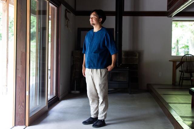 縁日 インディゴダボシャツ Indigo DABOSHIRT