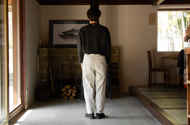 HAKAMA-PANTS コットンリネン 正面