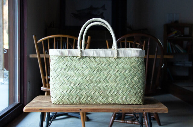 縁日　市場かご　すず竹