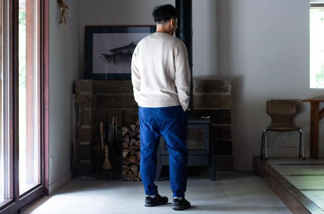 indigo sashiko SAPPAKAMA（インディゴ刺子猿袴）